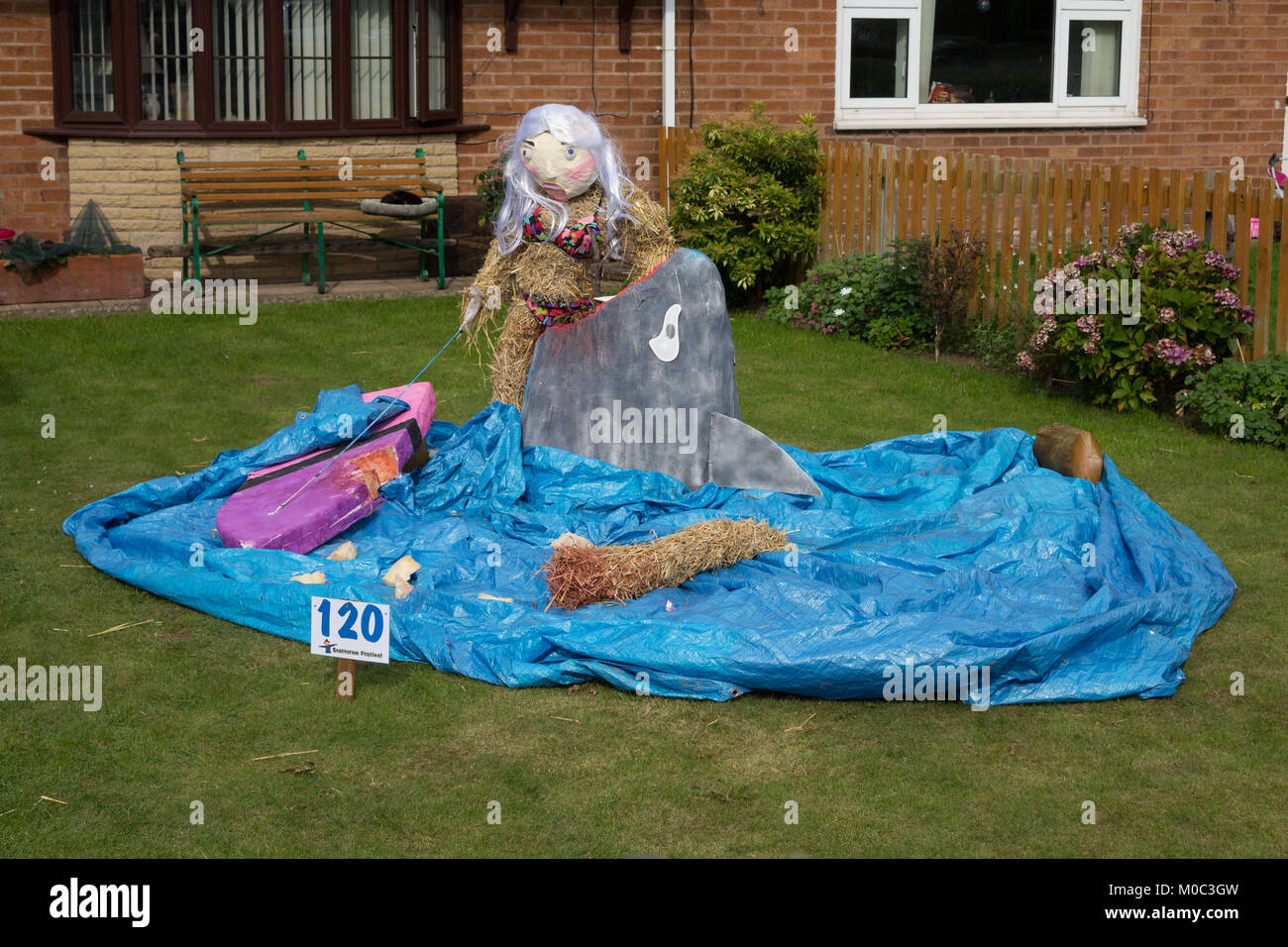 Pattingham Scarecrow Festival 2017 Stockfoto