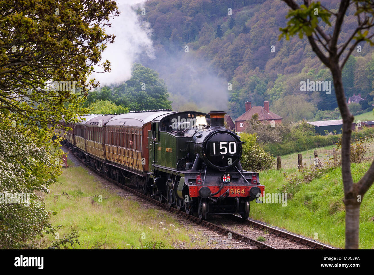 Die Severn Valley Railway, Worcestershire Stockfoto