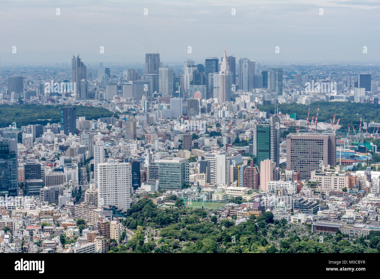 Von der Mori Tower in Tokio Cityview Stockfoto