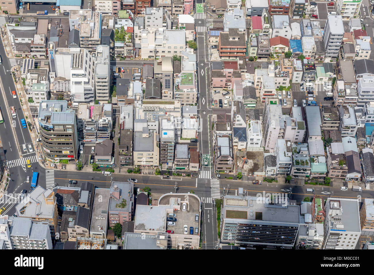 Ein Blick von der Tokyo Sky Tree Stockfoto