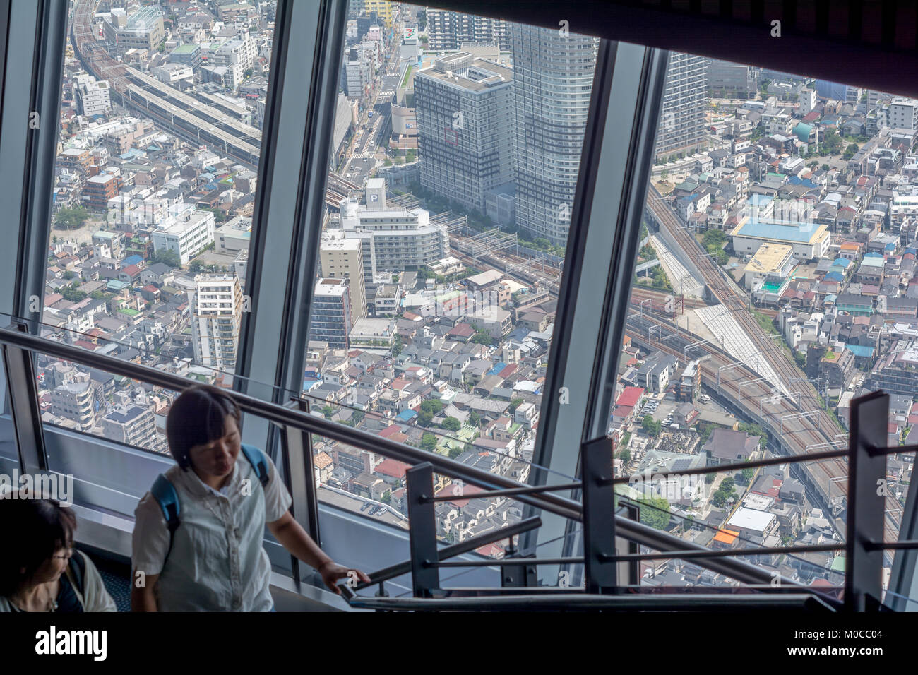 Ein Blick von der Tokyo Sky Tree Stockfoto
