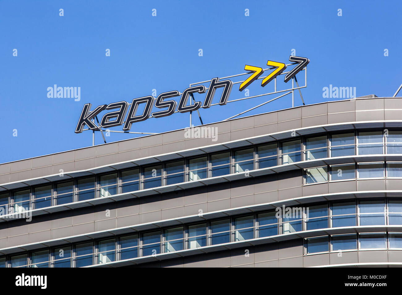 Kapsch logo Zeichen Stockfoto