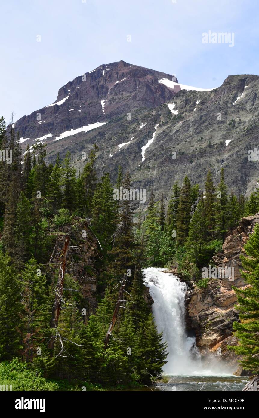 Läuft Eagle Wasser fällt, in Montana, USA Stockfoto