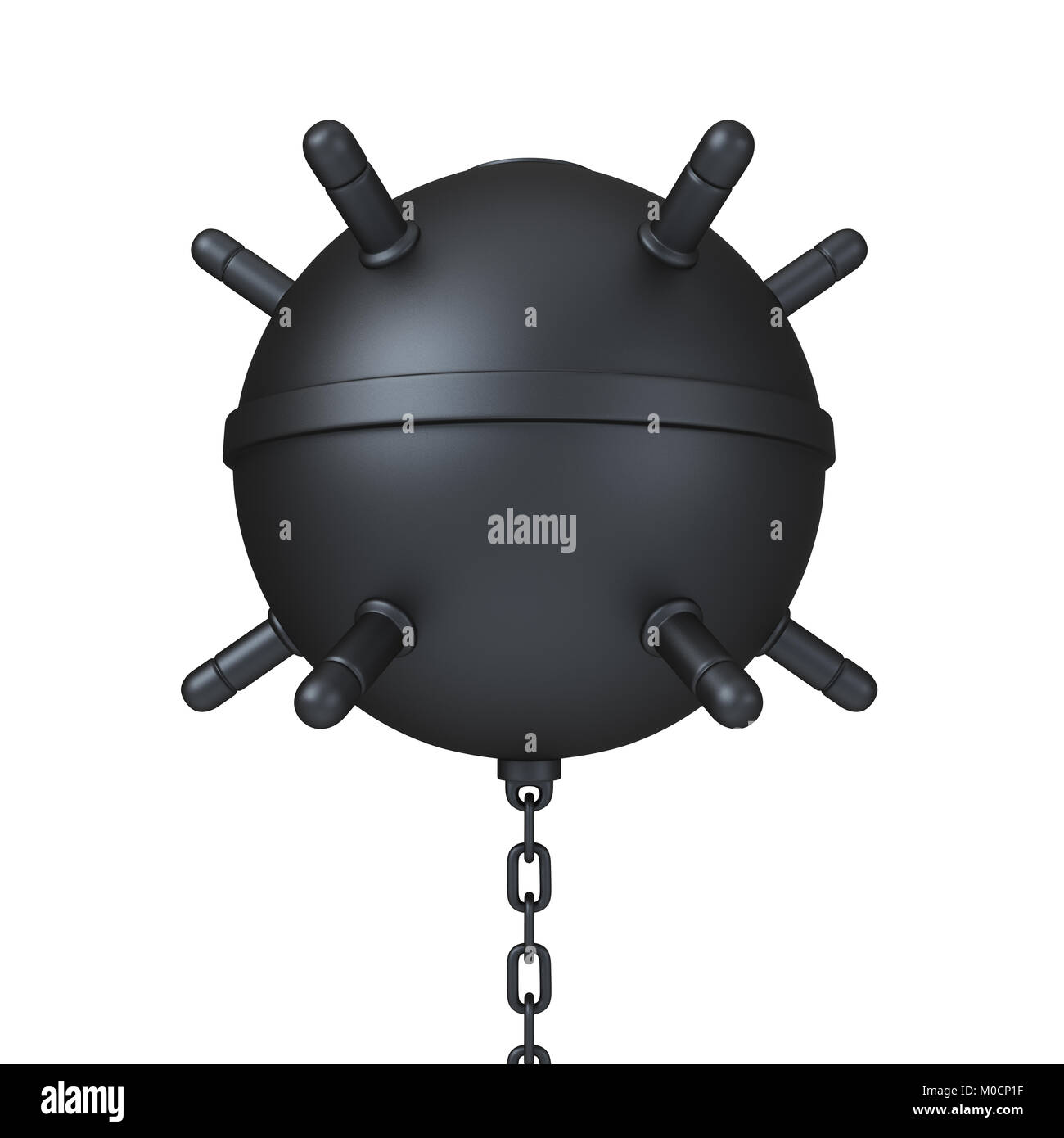 Naval Mine isoliert Stockfoto