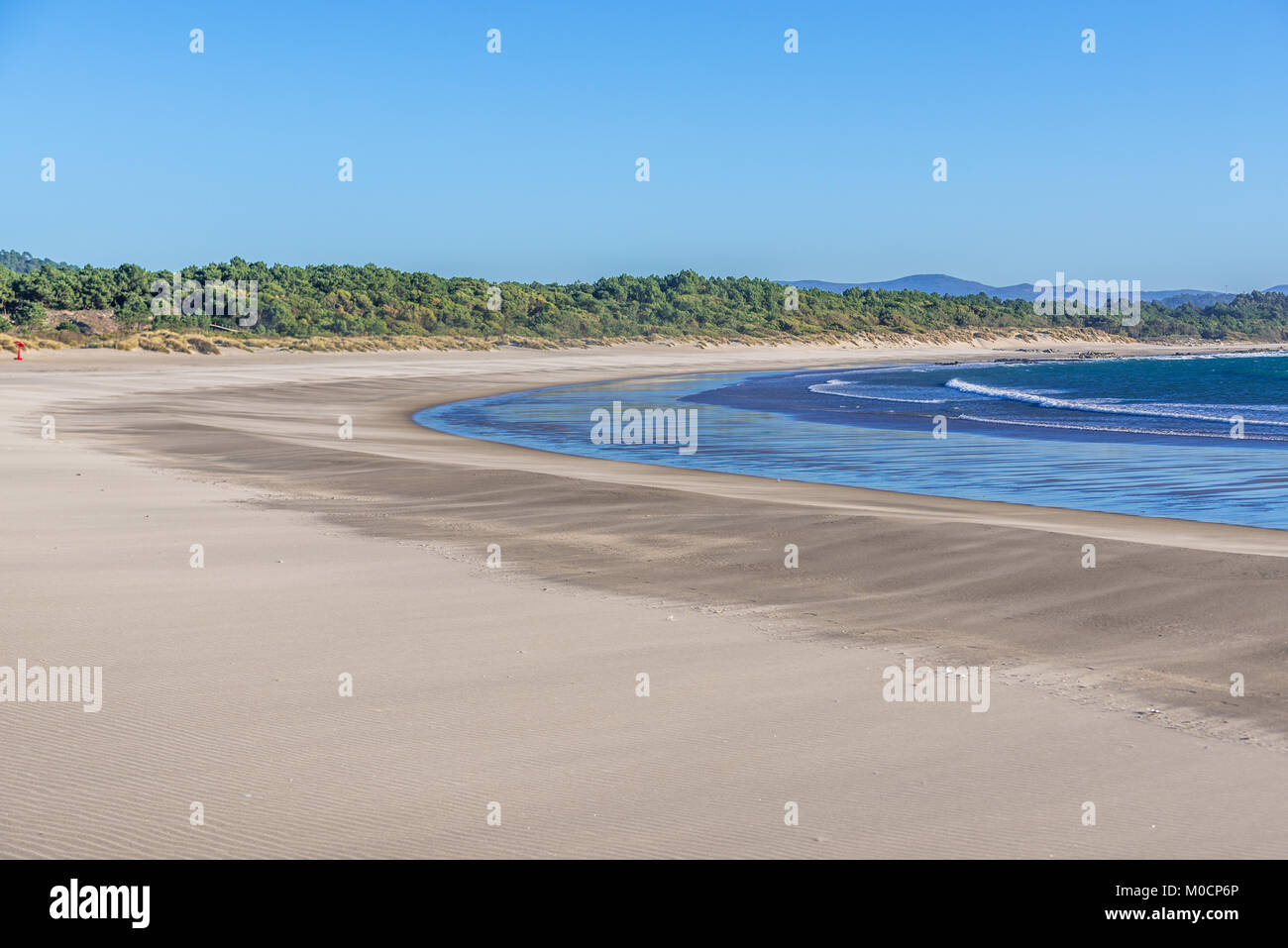 Cabedelo Strand Praia Do Cabedelo In Viana Do Castelo Stadt In Norte Region Von Portugal Stockfotografie Alamy