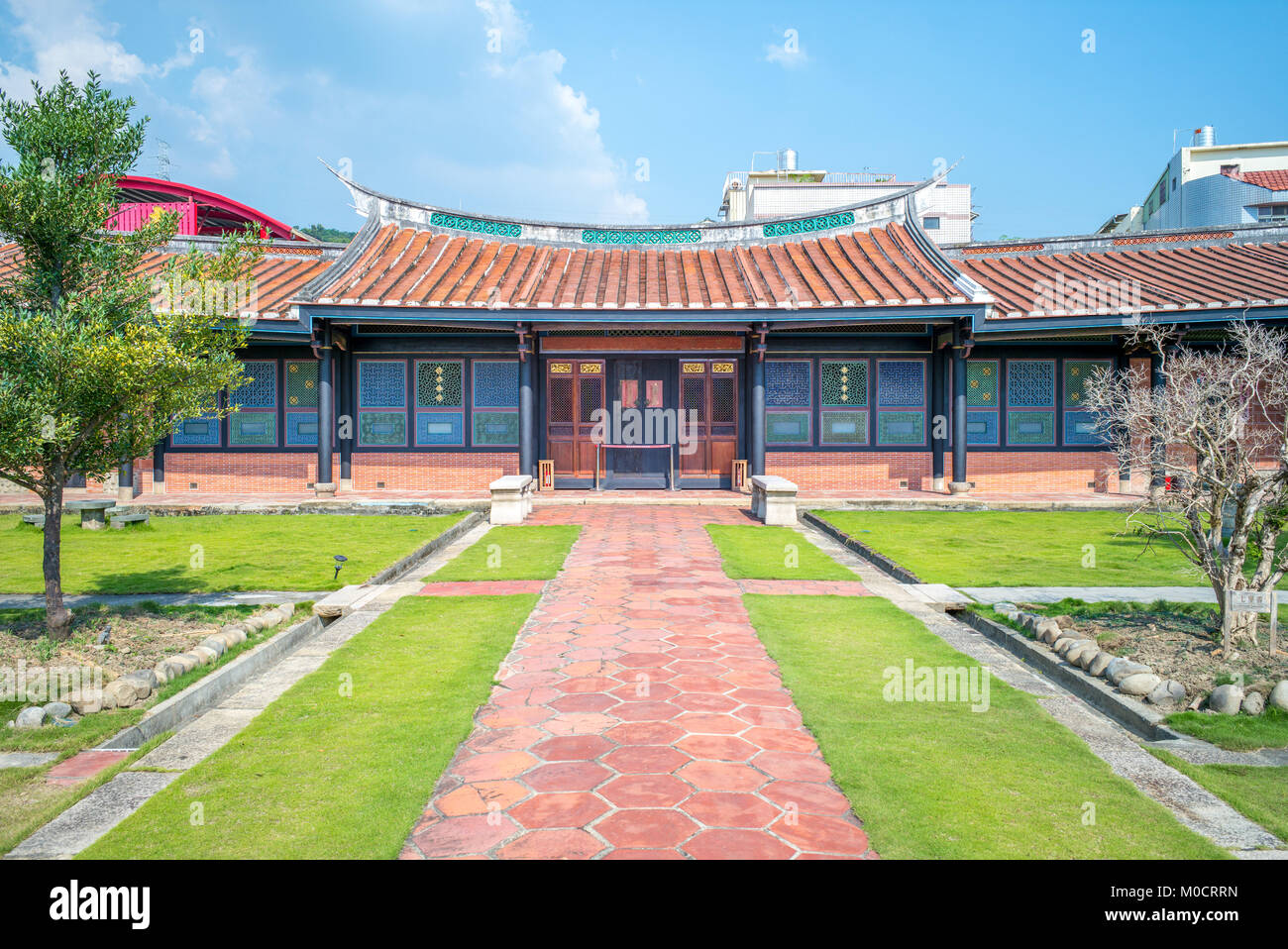 Wufeng Lin Familie Haus und Garten Stockfoto