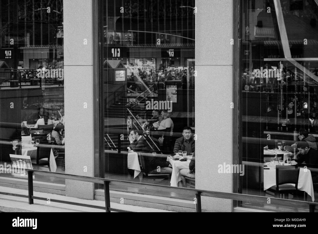 März 2018 von Frauen in New York Stockfoto