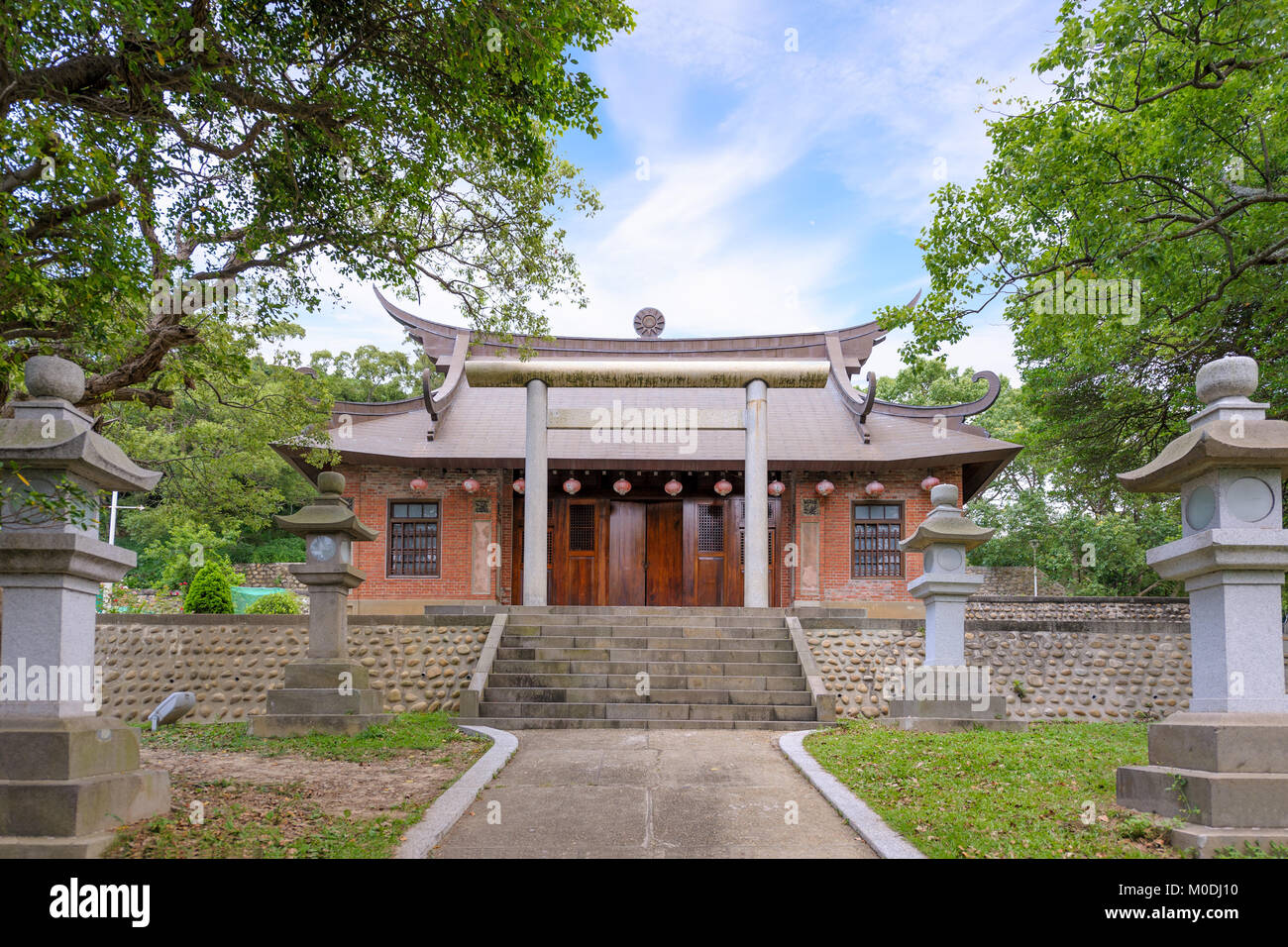 Tongxiao Shinto Schrein Stockfoto