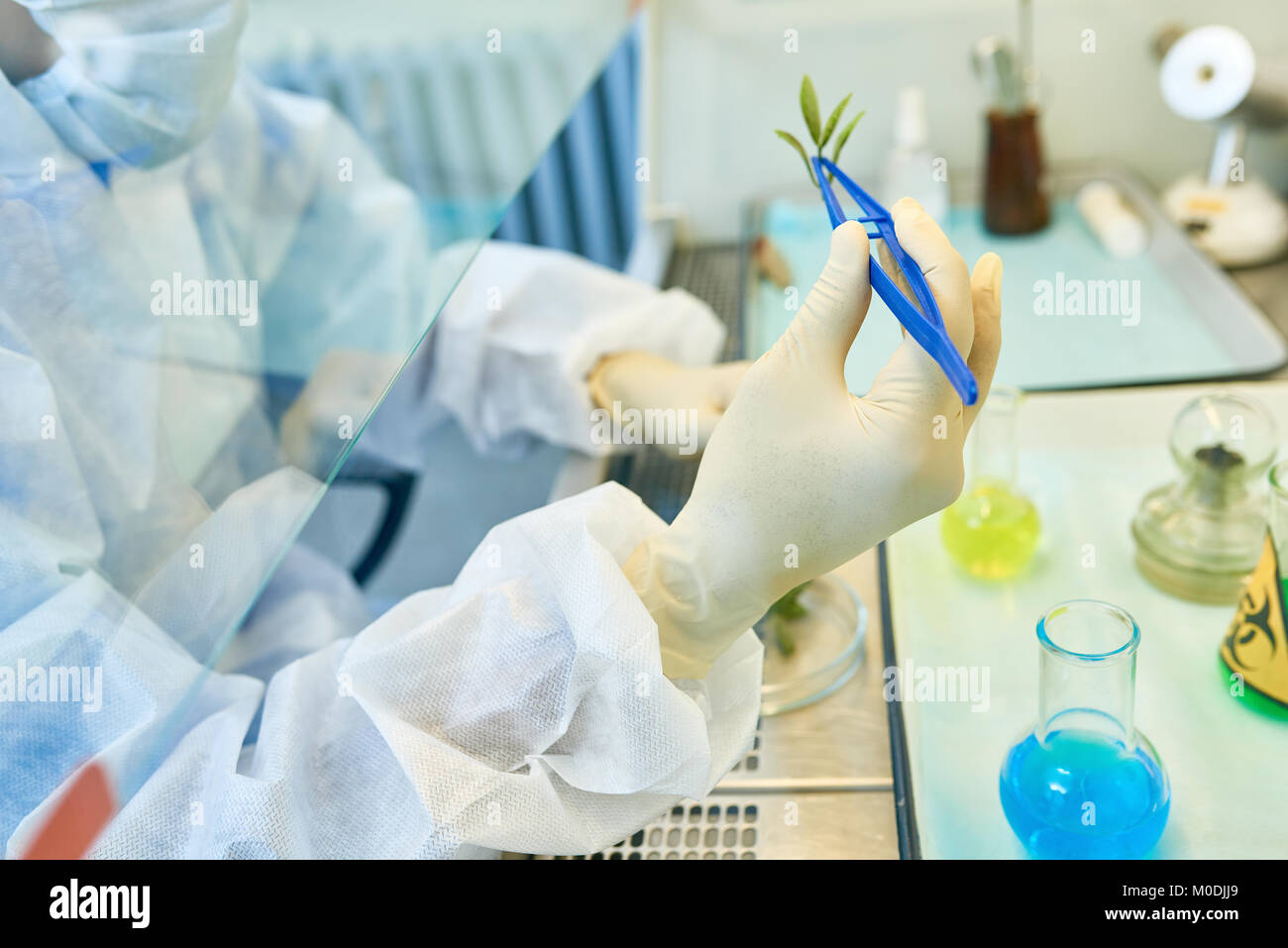 Bio-Science Labor Stockfoto