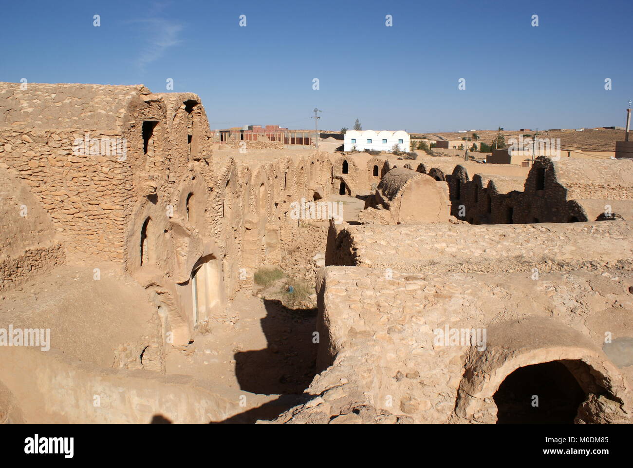 Ksar Hadada, alte befestigte Getreidespeicher, Tataouine, Tunesien Stockfoto