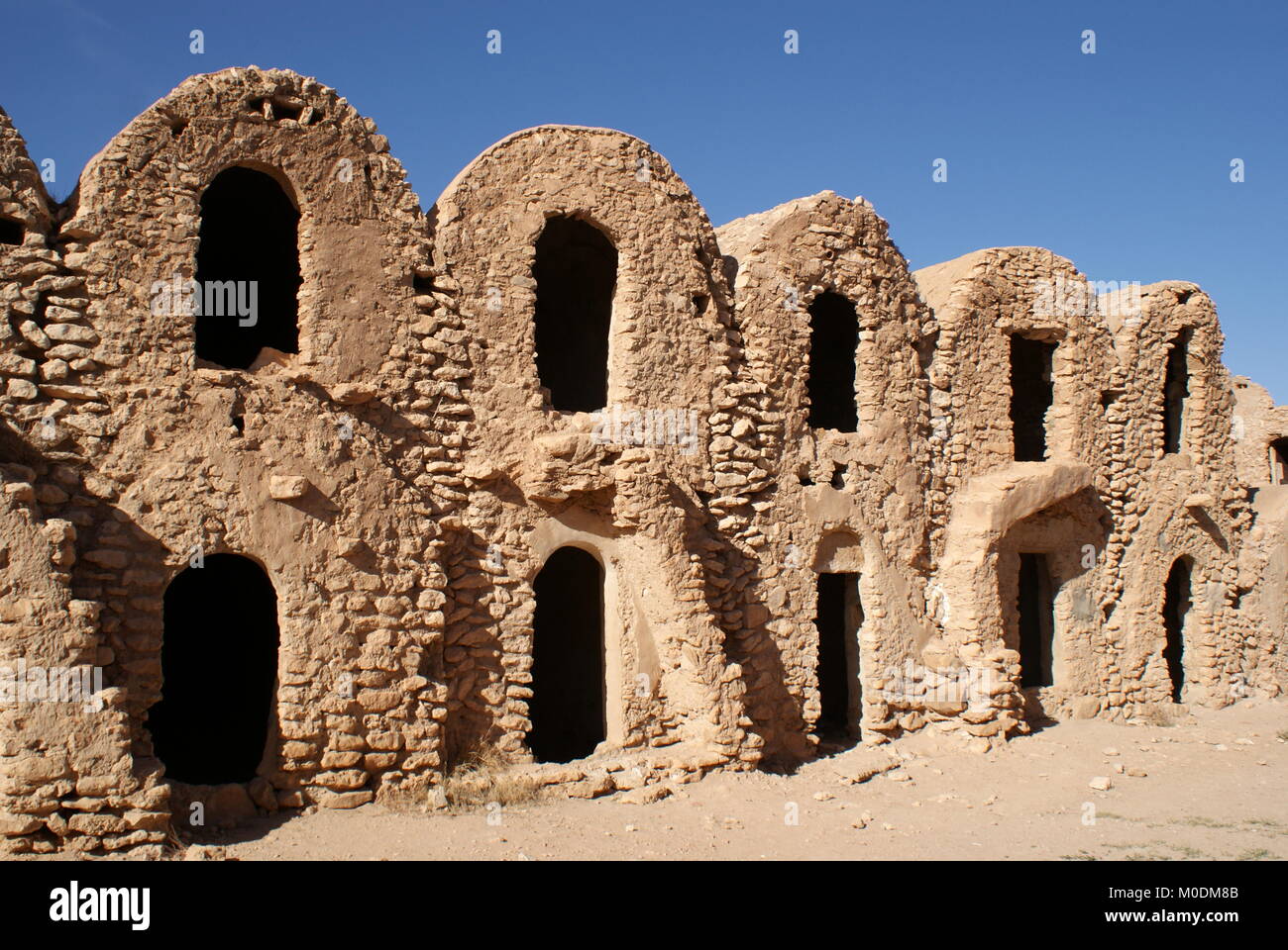 Ksar Hadada, alte befestigte Getreidespeicher, Tataouine, Tunesien Stockfoto
