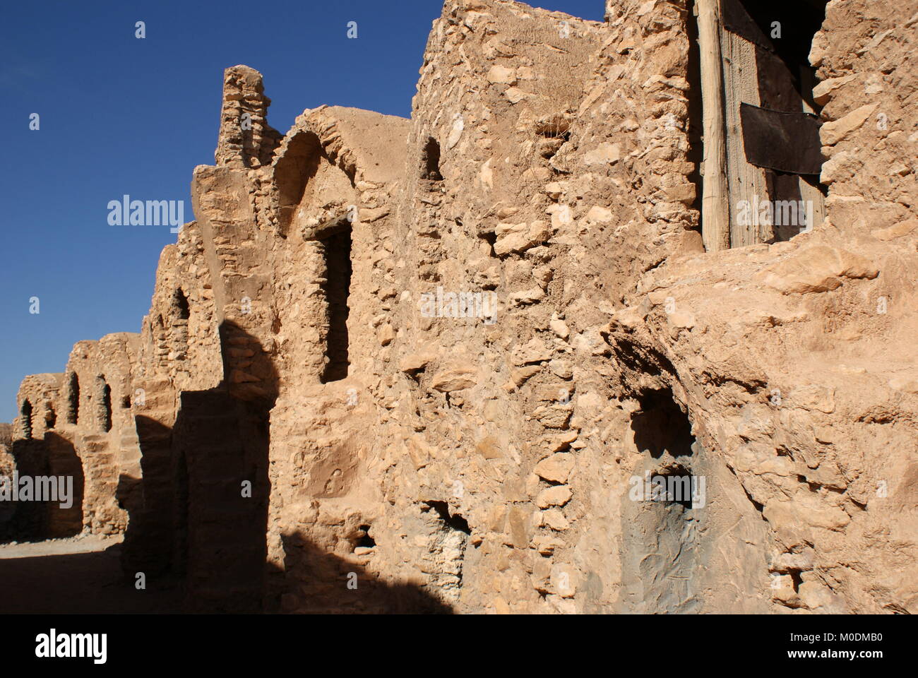 Ksar Hadada, alte befestigte Getreidespeicher, Tataouine, Tunesien Stockfoto