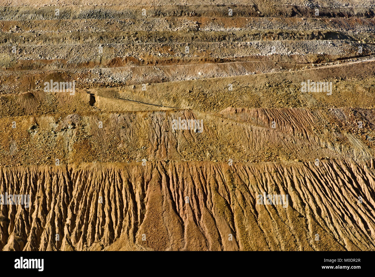 Lagerbestände bei Freeport-McMoRan Copper & Gold Inc. Tyrone Mine in der Nähe von Silver City, New Mexico, USA Stockfoto