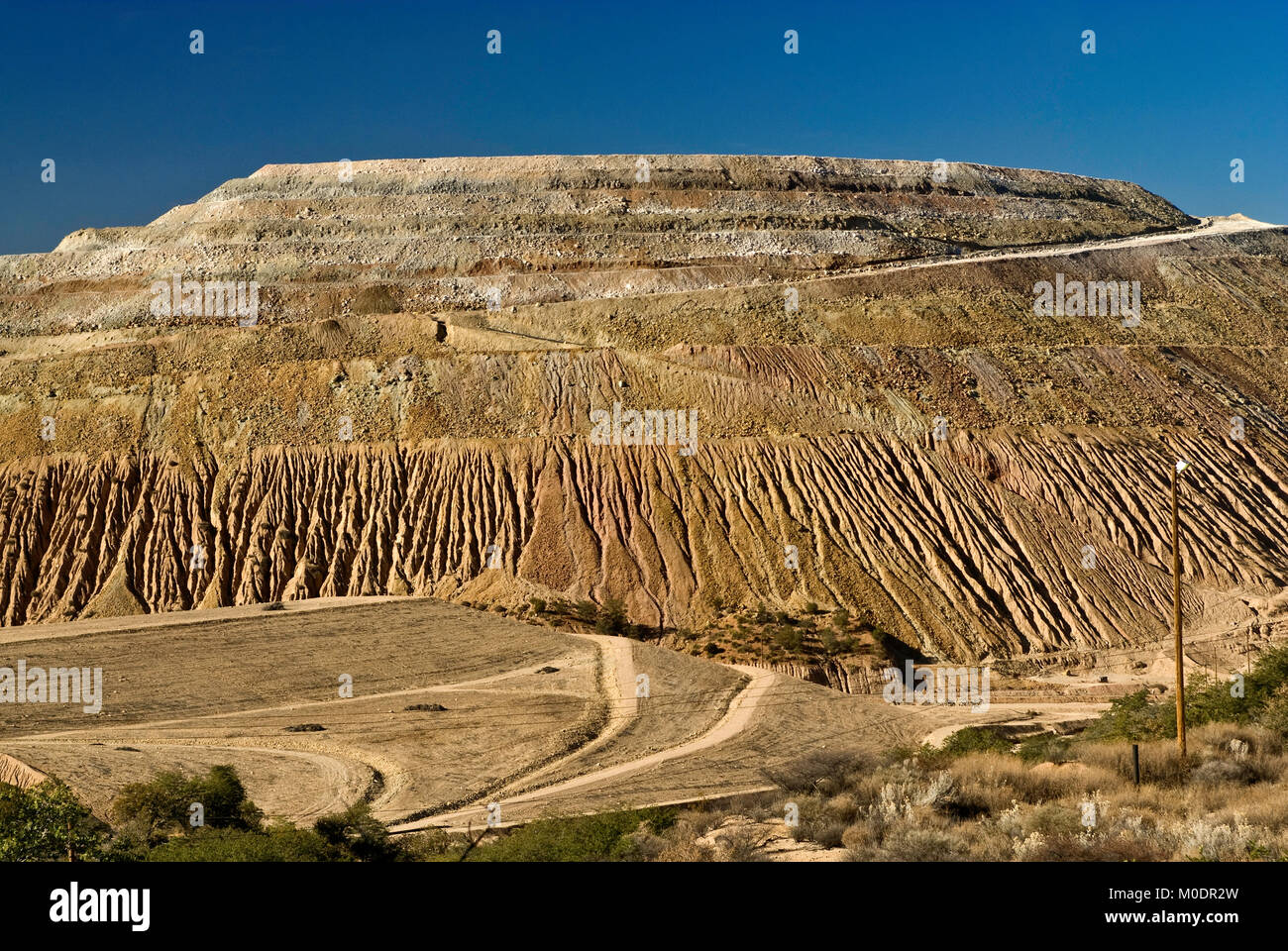 Lagerbestände bei Freeport-McMoRan Copper & Gold Inc. Tyrone Mine in der Nähe von Silver City, New Mexico, USA Stockfoto