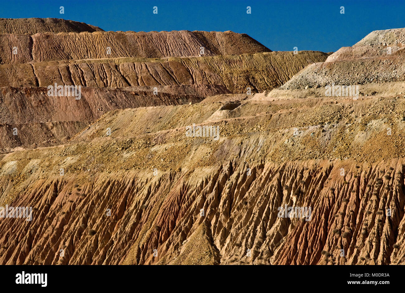 Lagerbestände bei Freeport-McMoRan Copper & Gold Inc. Tyrone Mine in der Nähe von Silver City, New Mexico, USA Stockfoto