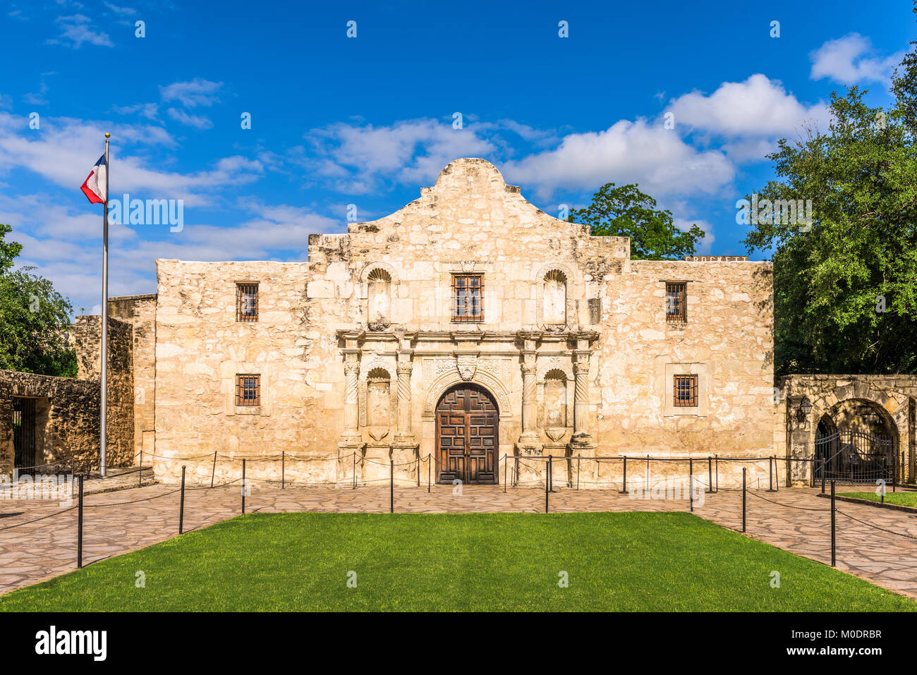 Die Alamo in San Antonio, Texas, USA. Stockfoto