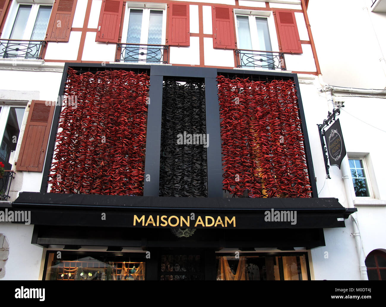 Maison Adam chocolatier, Saint-Jean-de-Luz, Pyrénées-atlantiques, Nouvelle-Aquitaine, Frankreich, Europa Stockfoto