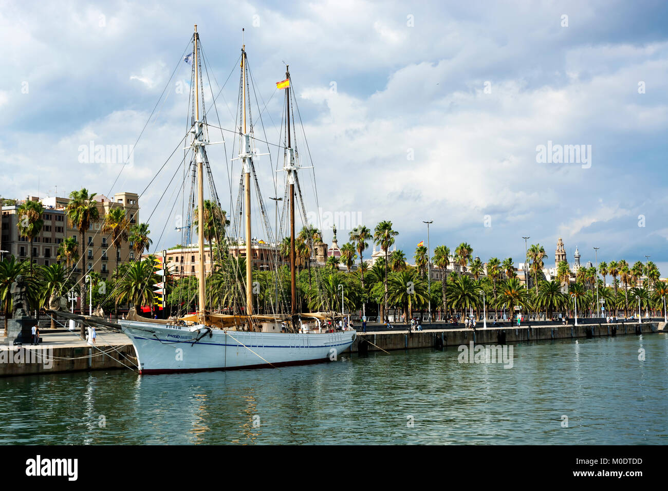 Hafen von Barcelona, Spanien Stockfoto