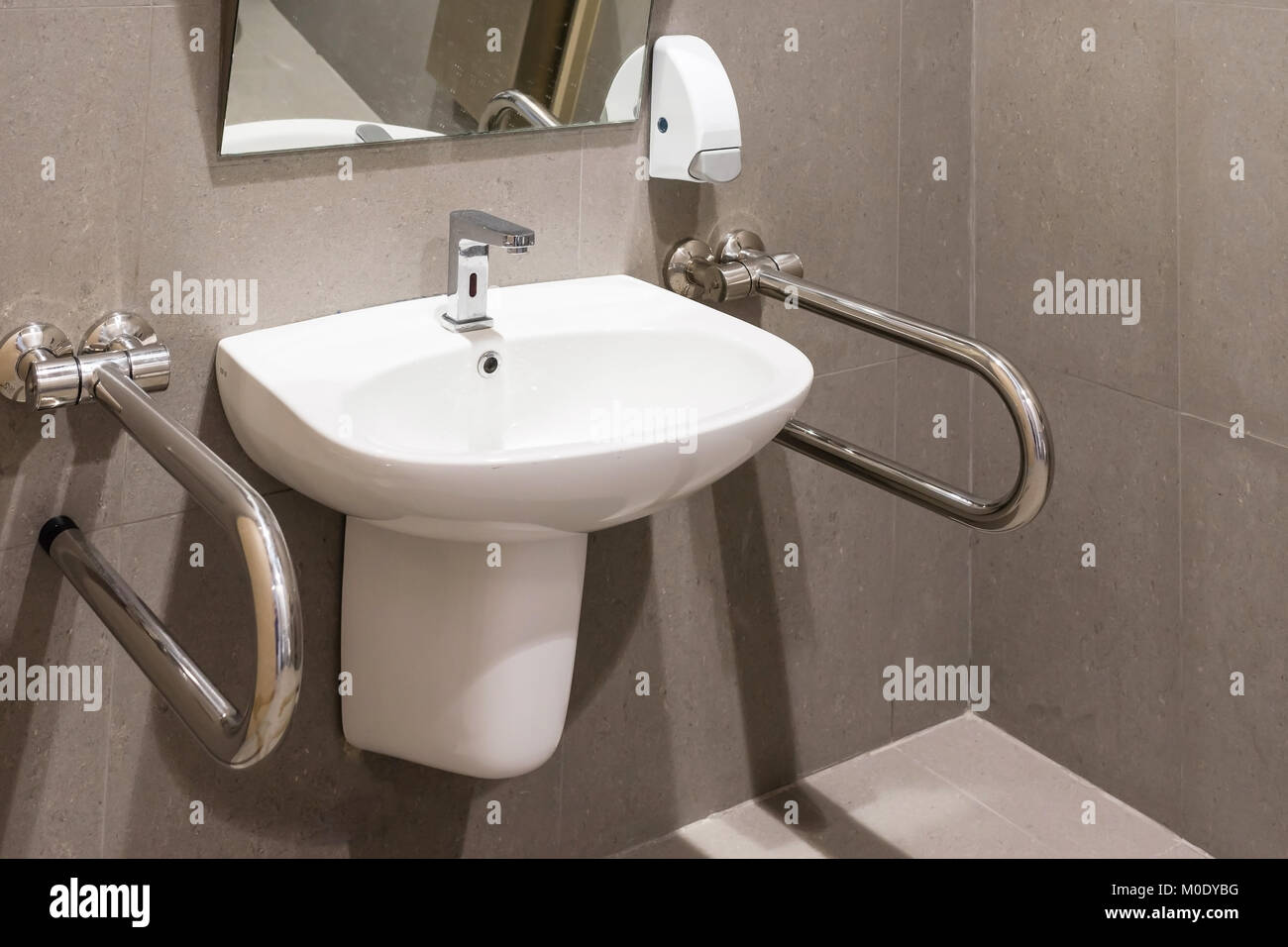 Interieur Des Badezimmers Fur Behinderten Oder Alteren Menschen