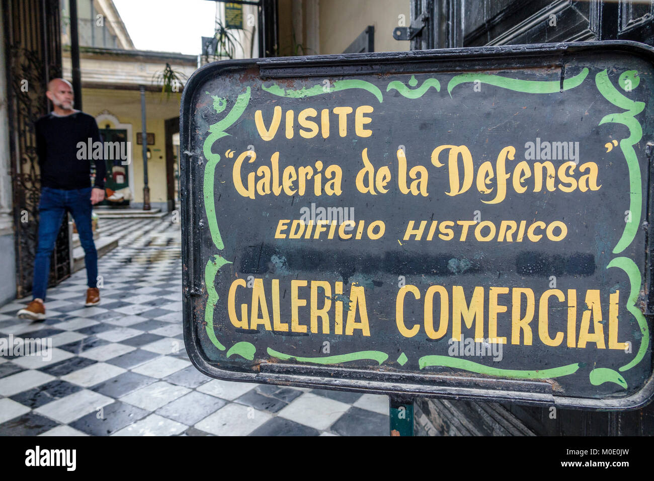 Buenos Aires Argentinien,San Telmo,Pasaje Galleria de la Defensa,Shopping Shopper Shopper shoppen shoppen shoppen shoppen Markt Märkte Marktplatz kaufen verkaufen,Einzelhandel st Stockfoto