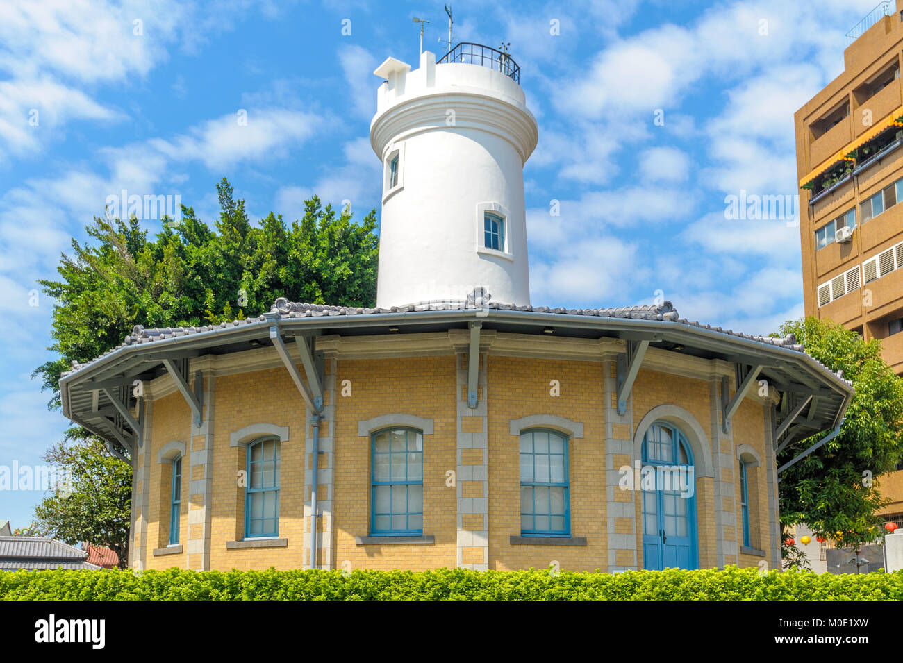 Ehemalige Tainan Wetter-Observatorium Stockfoto