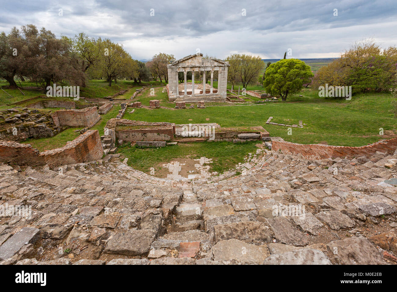 Ruinen der antiken griechischen Stadt Apollonia, Albanien Stockfoto