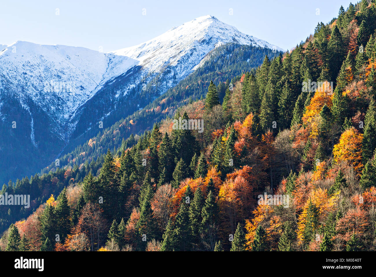 Blick über den Kackar Berge in der Schwarzmeerregion der Türkei Stockfoto