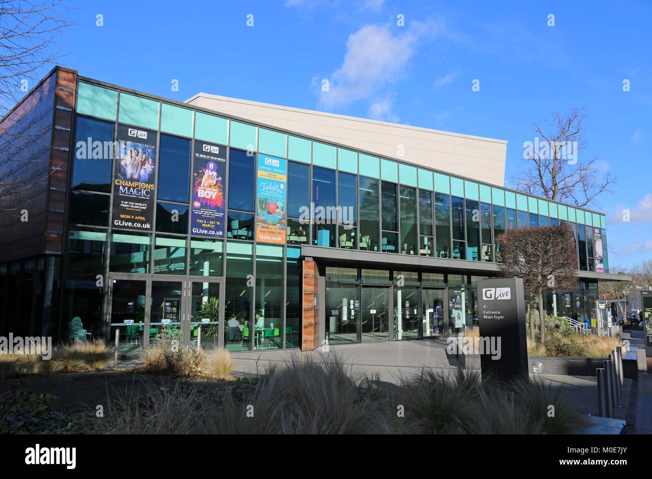 G Live, London Road, Guildford, Surrey, England, Großbritannien, USA, UK, Europa Stockfoto