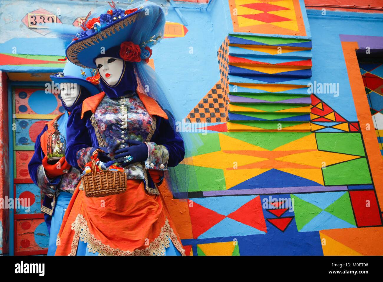 Karneval, Venedig, Italien Stockfoto