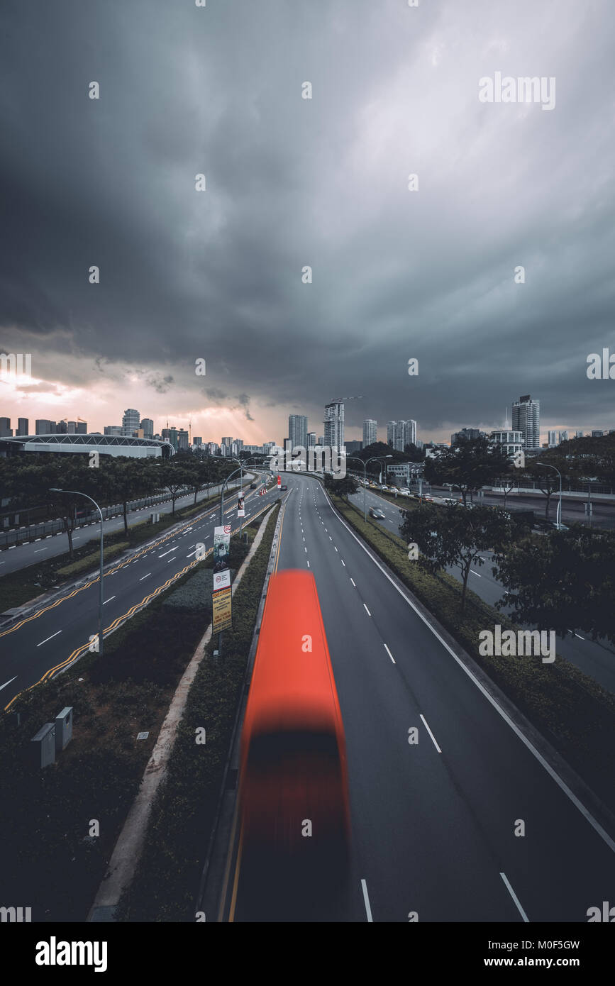 Transport in Singapur Stockfoto