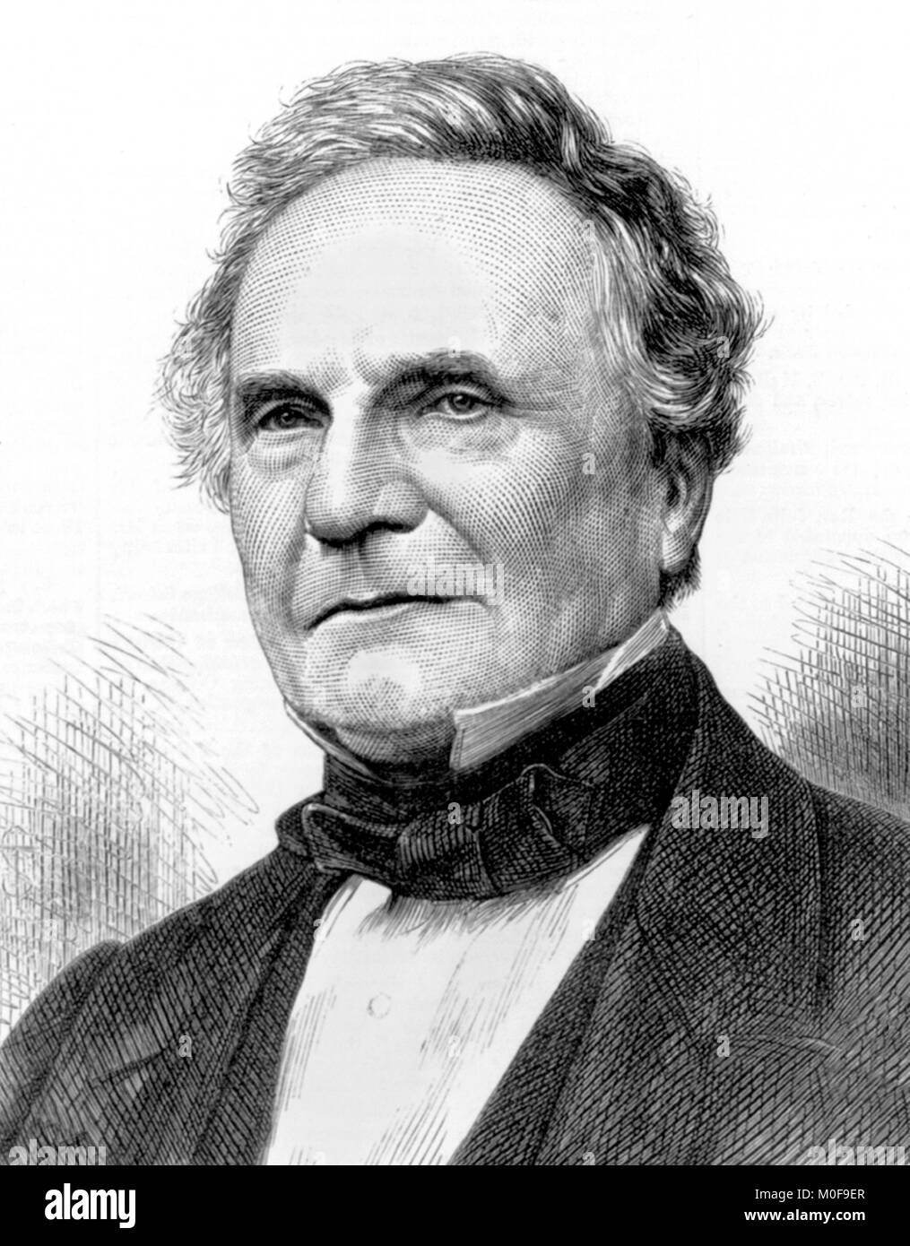 Charles Babbage (1791-1871). Stockfoto