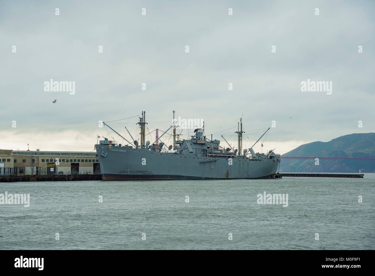 Die historischen USS Pampanito im San Francisco Maritime National Park Association geparkt am Fisherman's Wharf Stockfoto