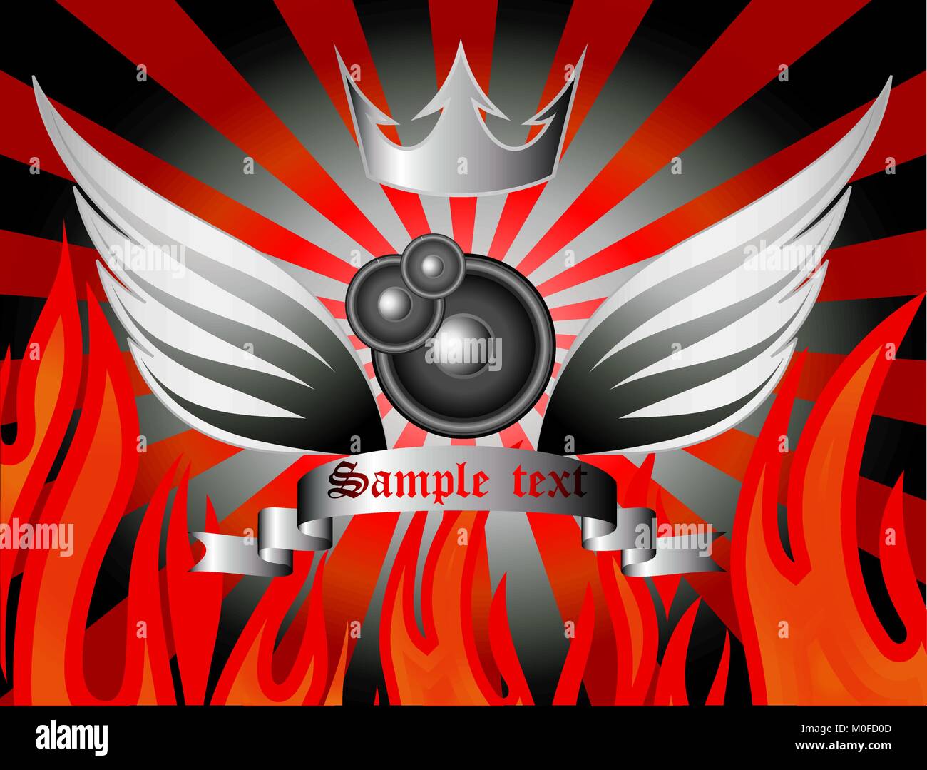 Abstrakten musikalischen Hintergrund (Vektor). Stock Vektor