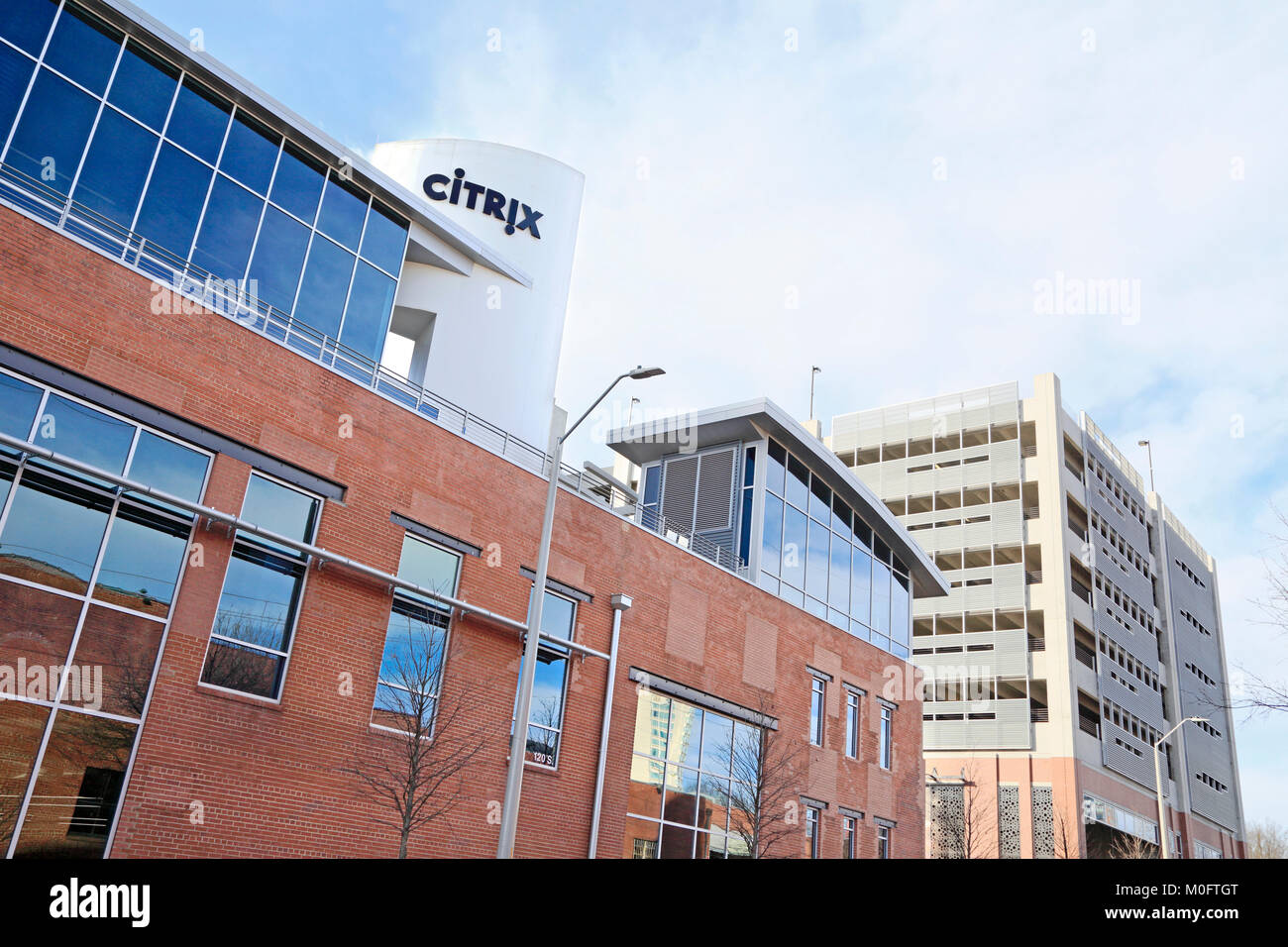 Citix Gebäude in der Innenstadt von Raleigh, North Carolina. Stockfoto