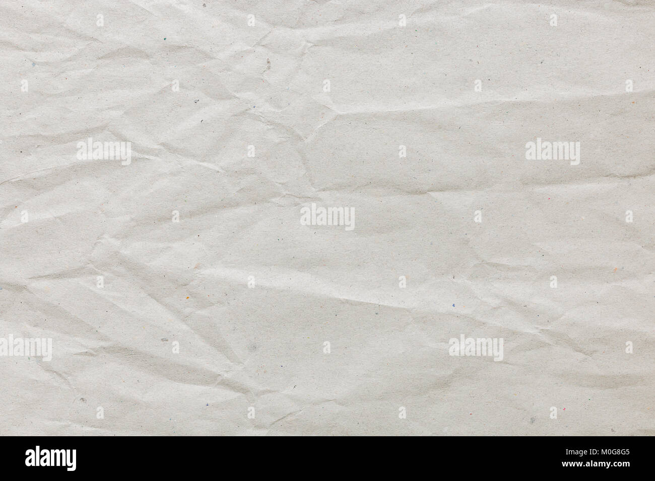 Papierkorb braunes Papier zerknittert Textur, Altes Papier Oberfläche für den Hintergrund. Stockfoto