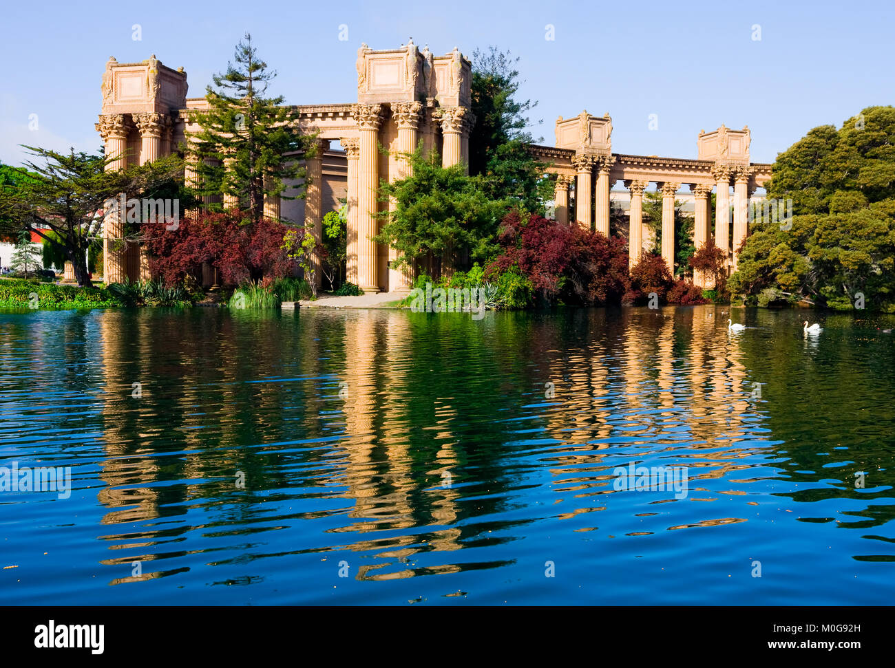 Palast der schönen Künste in San Francisco Kalifornien Stockfoto