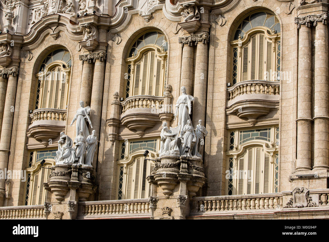 Gran Teatro de La Habana, Kuba Stockfoto