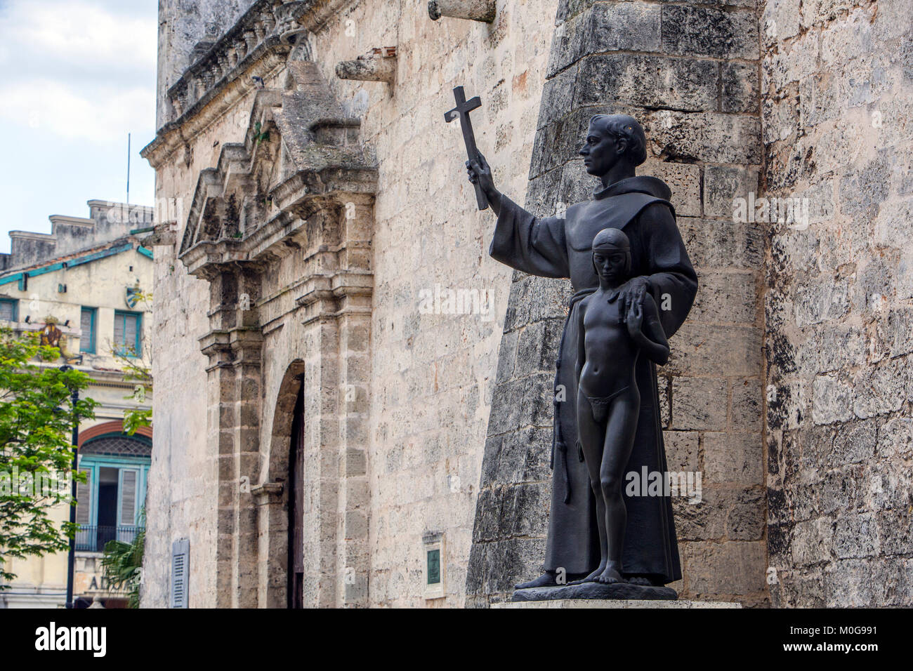 Die Kirche des Heiligen Franziskus von Assisi, die Altstadt von Havanna, Kuba Stockfoto