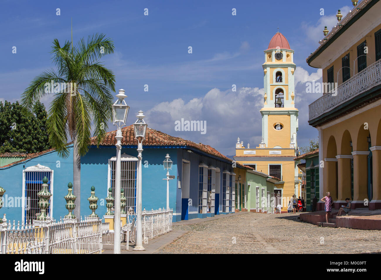 Plaza Mayor in Trinidad, Kuba Stockfoto