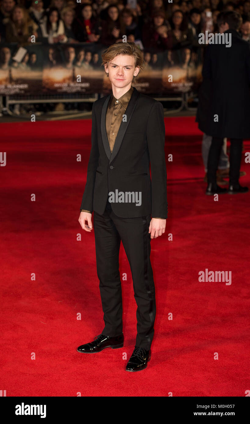 'Maze Runner: Der Tod Heilen" Film Premiere. Stockfoto