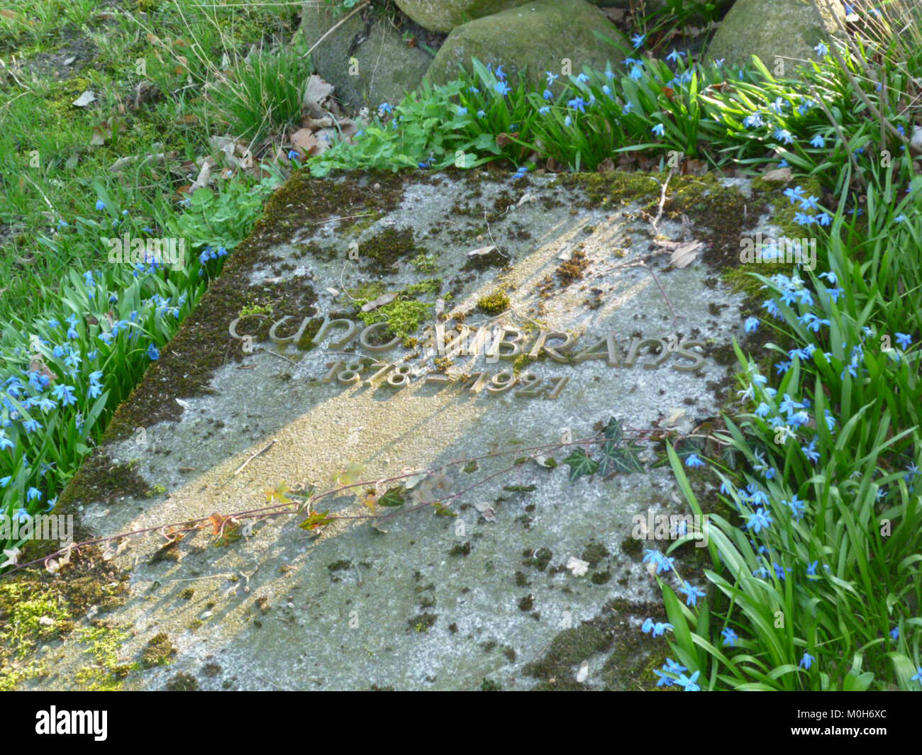 Calvörde, Friedhof, Cuno Vibrans 1878-1927 Stockfoto