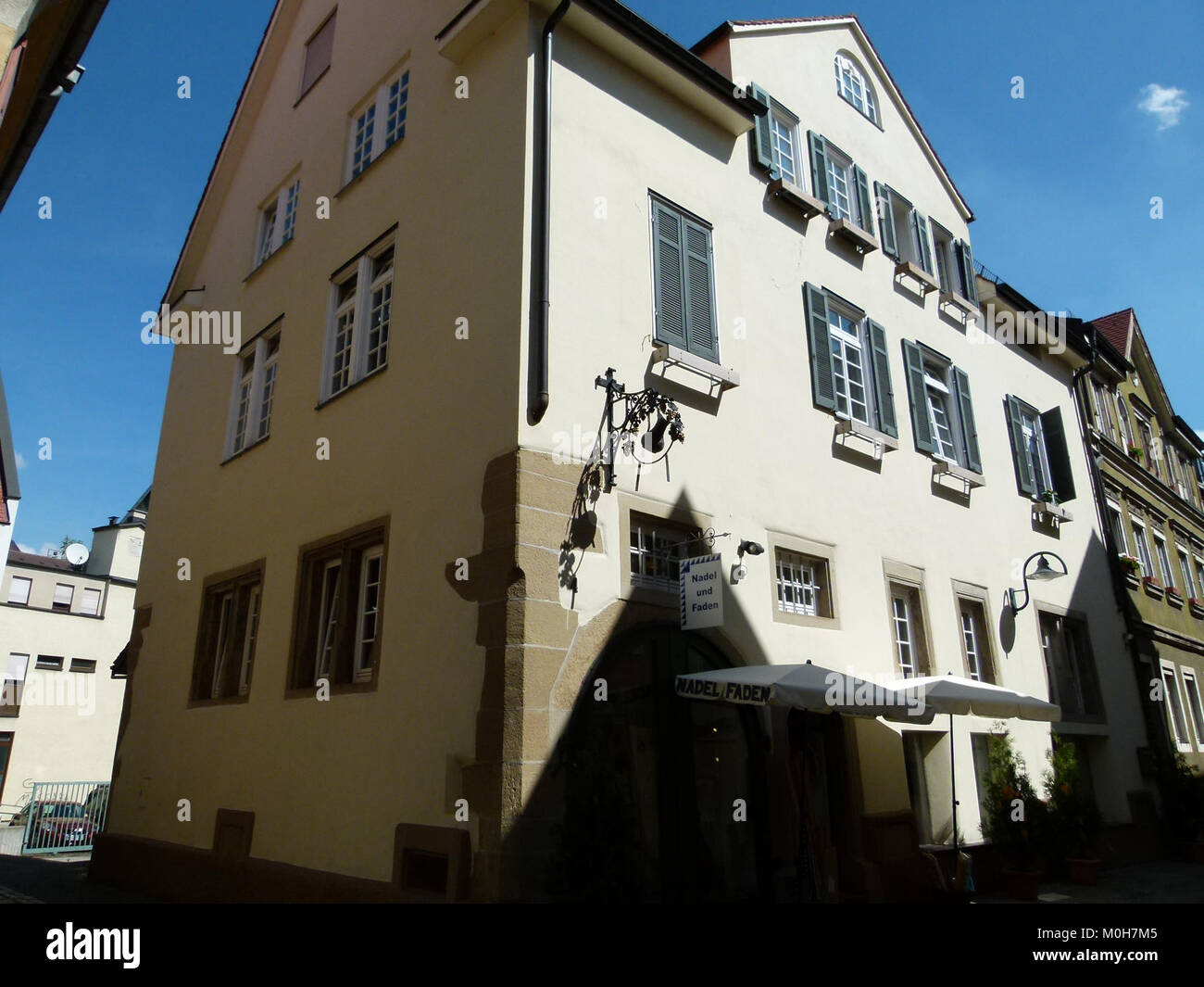 Brählesgasse 4 Bad Cannstatt 1. Stockfoto