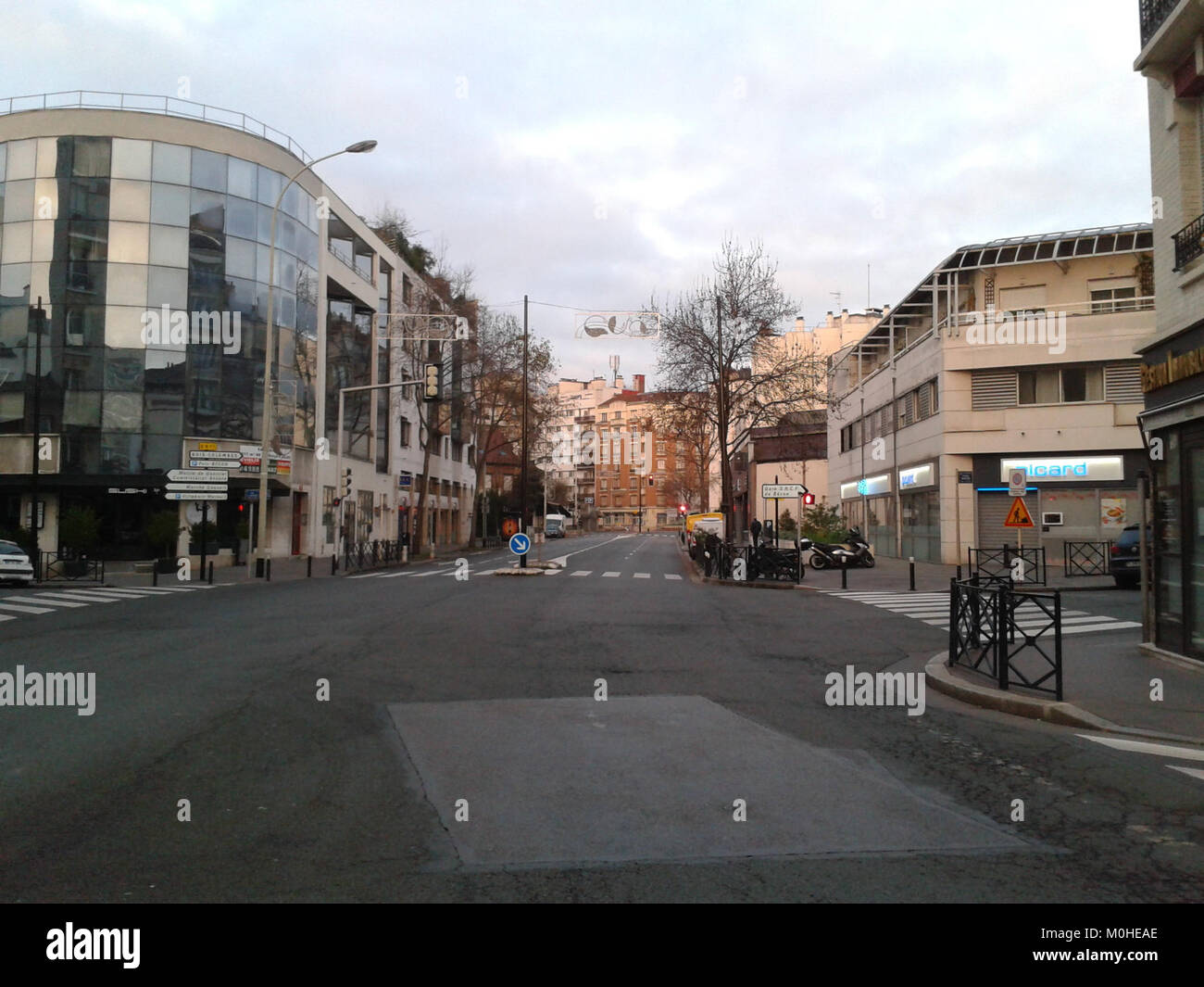 Boulevard Georges Clémenceau, 04. Stockfoto