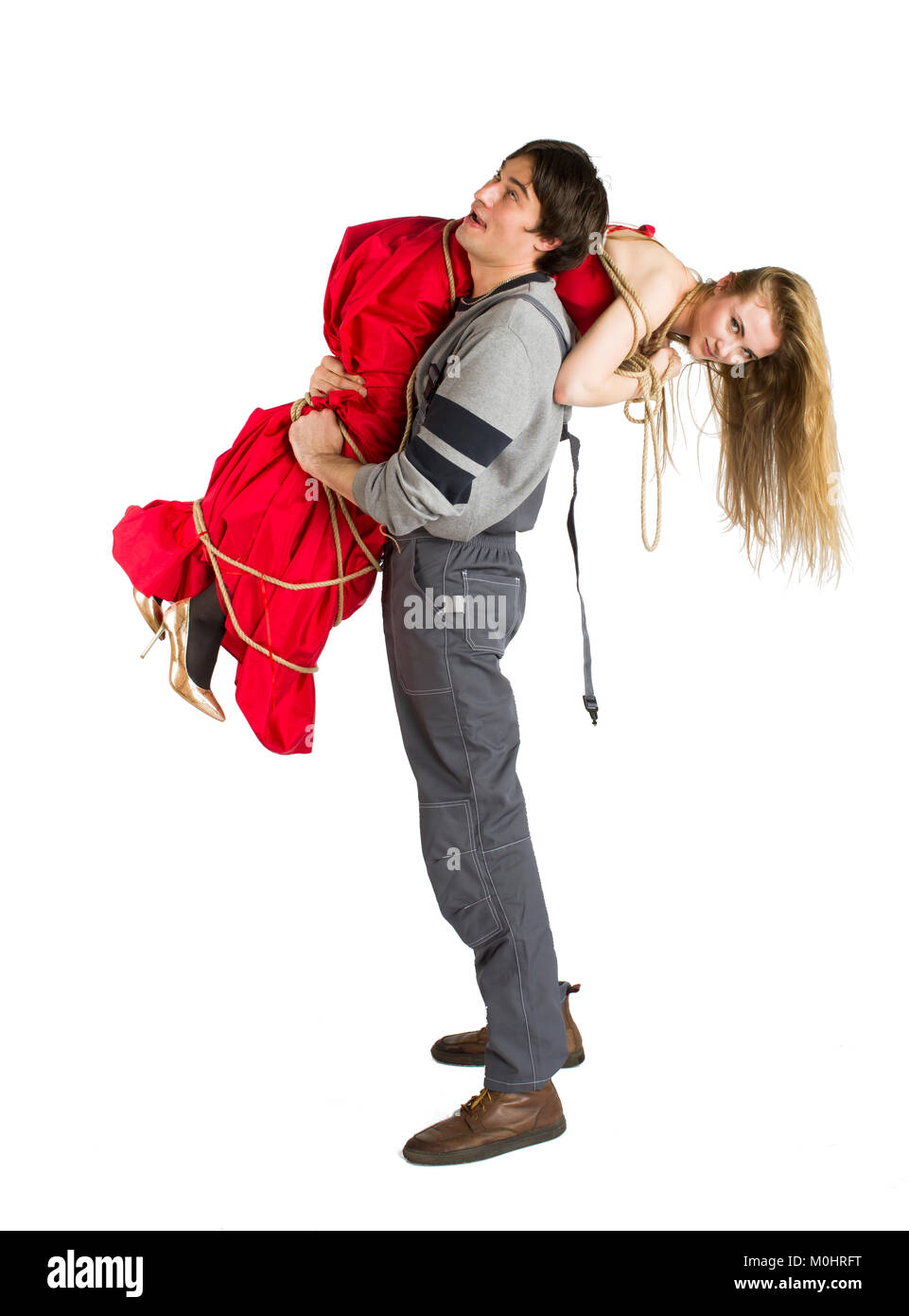 Konzept der mesalliance und ungleiche übereinstimmen. Stockfoto