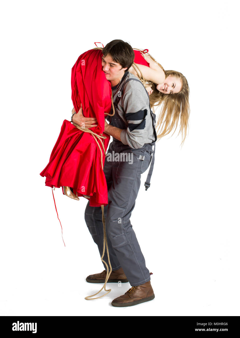 Konzept der mesalliance und ungleiche übereinstimmen. Stockfoto