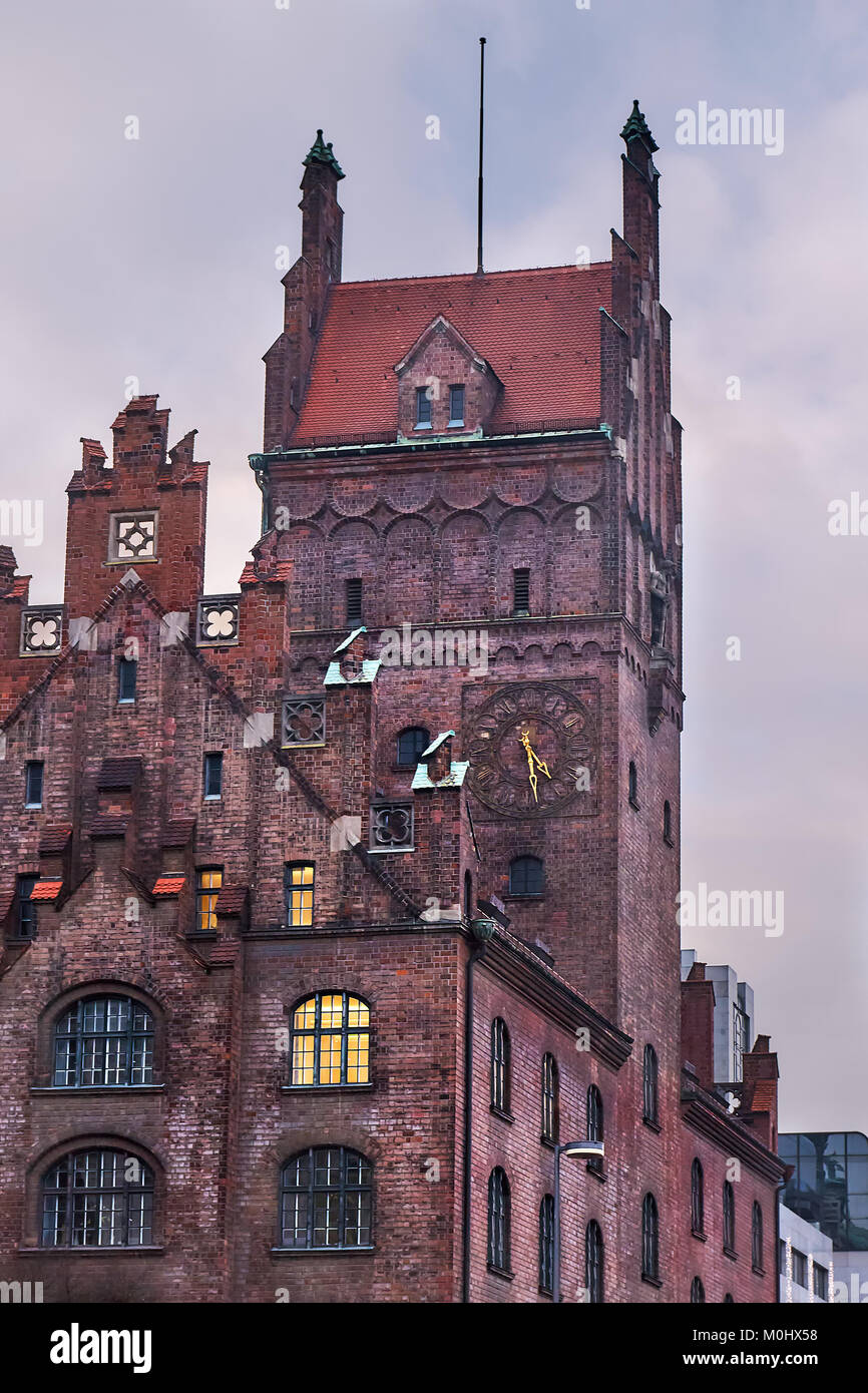 Neue Gerechtigkeit Gebäude, Oberlandesgericht und Der bayerische Verfassungsgerichtshof hat in München, Bayern, Deutschland Stockfoto