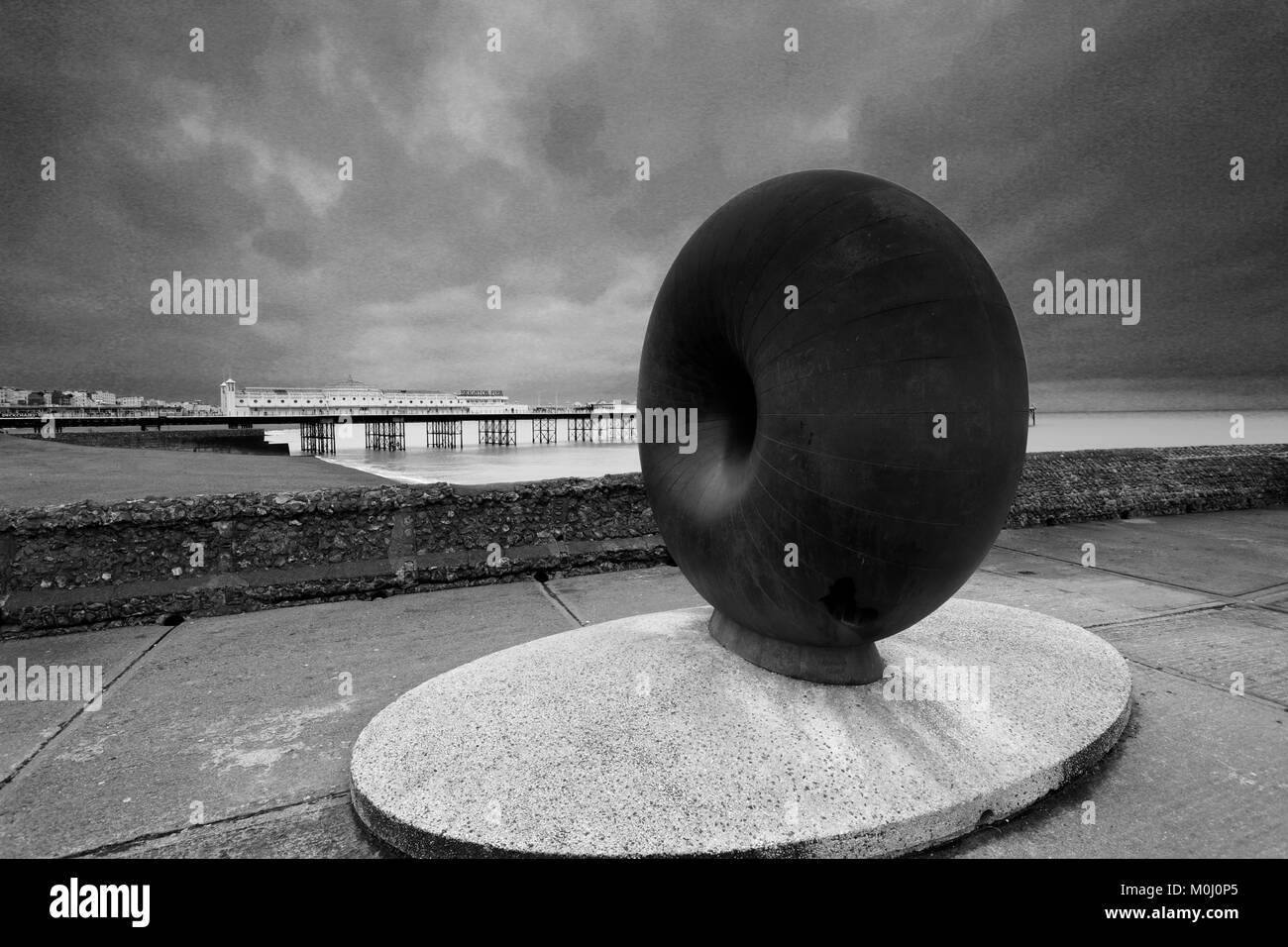 Die flott Skulptur, Brighton Palace Pier, Brighton & Hove, East Sussex, England, Großbritannien Stockfoto