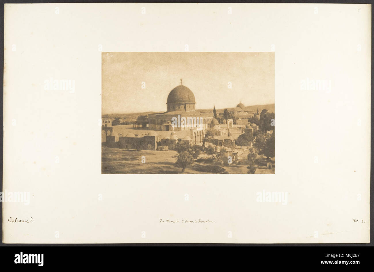 La Mosquée d'Omar, à Jérusalem MET DP 131985 Stockfoto