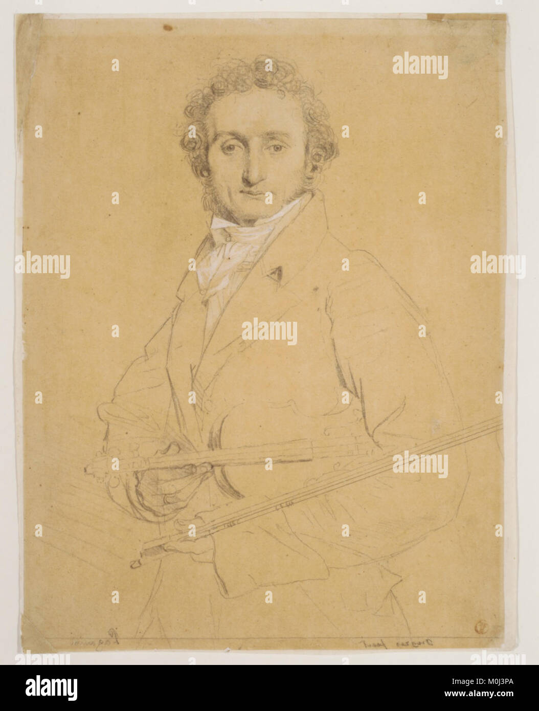 Nicolo Paganini (1784-1840) MET DR 114 Stockfoto