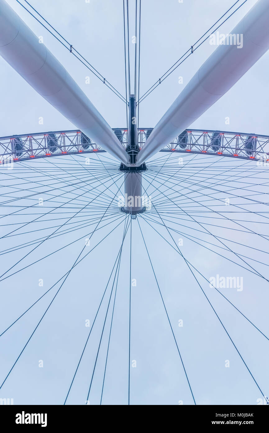 London Eye Millennium Wheel. Stockfoto